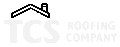 Transparent White Logo of TCS Roofing